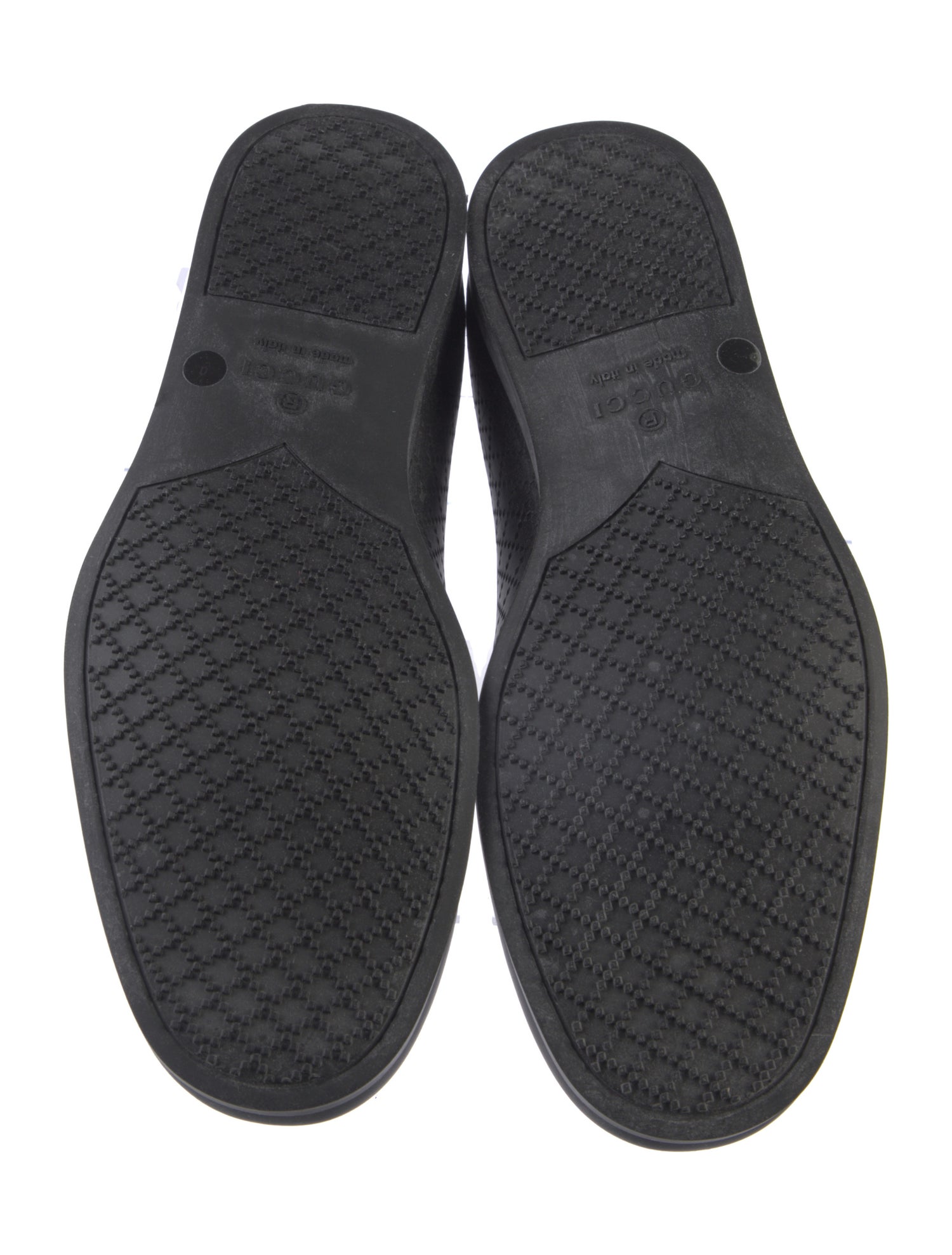 Gucci Diamante Print Rubber Ballet Flats